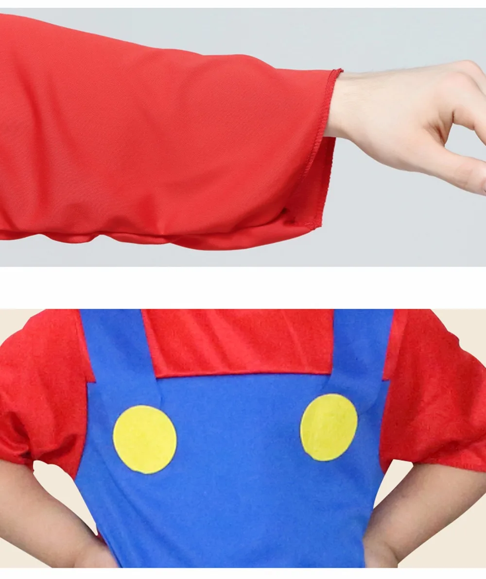 Vevefhuang Game Animal Halloween Costumes Funny Super Brother Bros Children Fantasia Cosplay Jumpsuit Xmas Carnival K -Zentai shop online