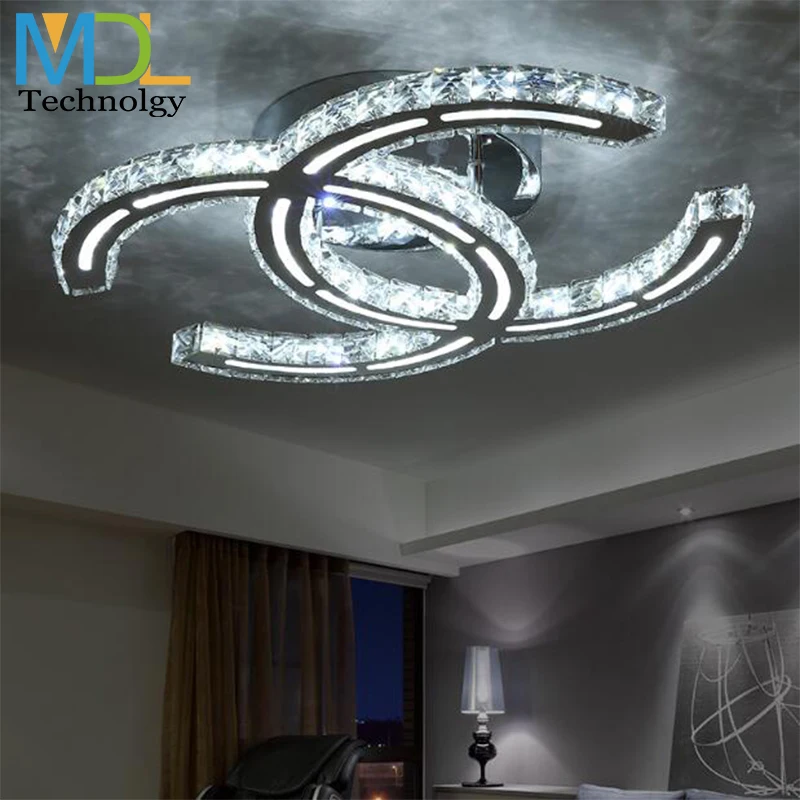 

New LED Crystal Chandelier 15W 18W 35W 48W Ceiling mounted Lighting Modern K9 Pendant Fixtures light For Living room Dining room