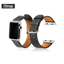 42 мм ремешок для Apple Watch черный красный личи Узор Натуральная кожа для iwatch Высокое качество Сменный ремешок для Sport Edition