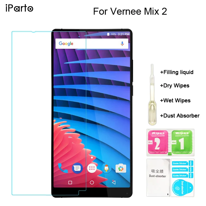 Закаленное стекло Vernee Mix 2 6 0 дюйма 100% оригинал Премиум Защитная пленка 9H 2.5D для