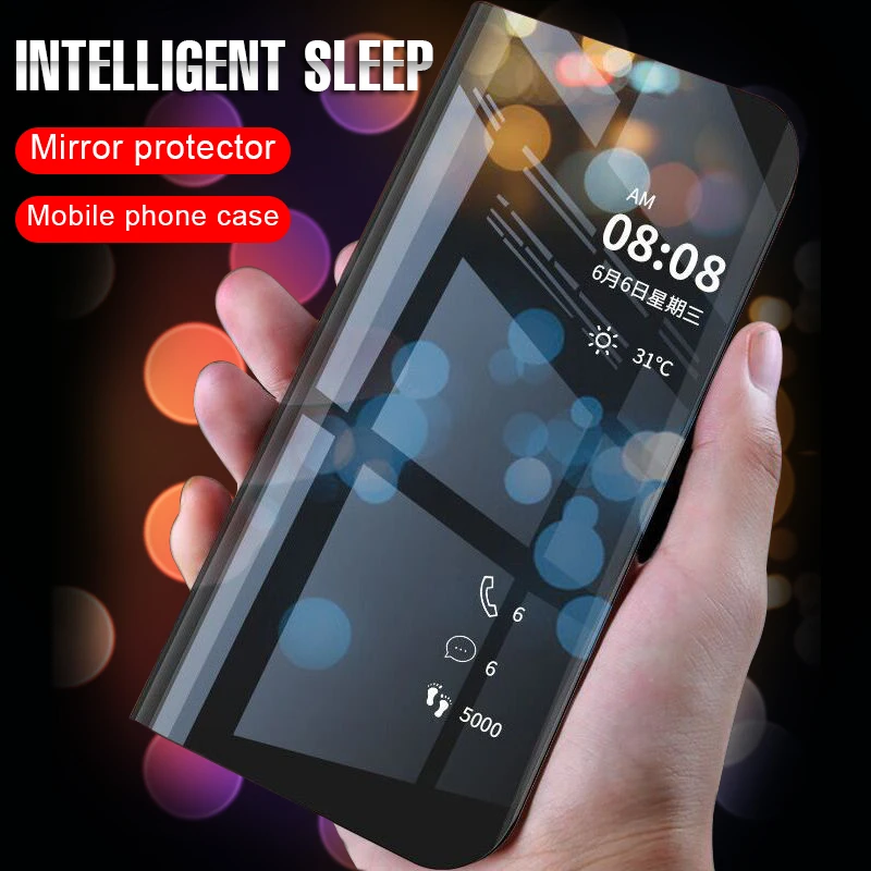 

Luxury Smart View Case On The For Samsung Galaxy S7 Edge S8 S9 Plus Note 8 9 A3 A5 A6 A8 A7 2018 J3 J7 J5 Shockproof Flip Case