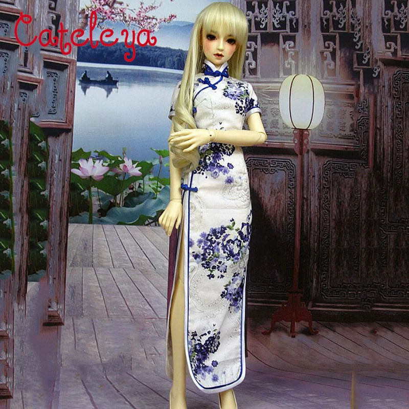 

Cateleya BJD doll dress 1/3 1/4 DD SD dress cheongsam-Chu Qing Doll Accessories