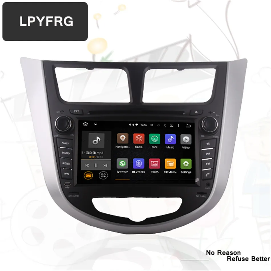 Excellent Android 9.0 Octa Core Car DVD Player For HYUNDAI Verna I25 Solaris 2011 - 2015 Radio GPS Navi BT wifi 3/4G LTE Tape Recorder 0 Excellent Android 9.0 Octa Core Car DVD Player For HYUNDAI Verna I25 Solaris 2011 - 2015 Radio GPS Navi BT wifi 3/4G LTE Tape Recorder 0