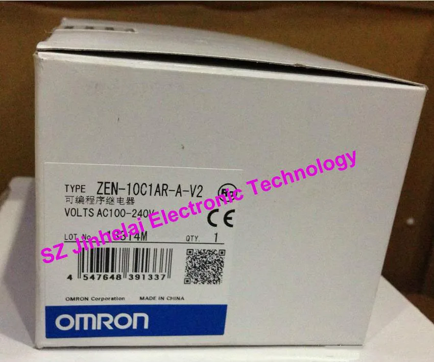 

Authentic original ZEN-10C1AR-A-V2 OMRON Programmable relay AC100-240V