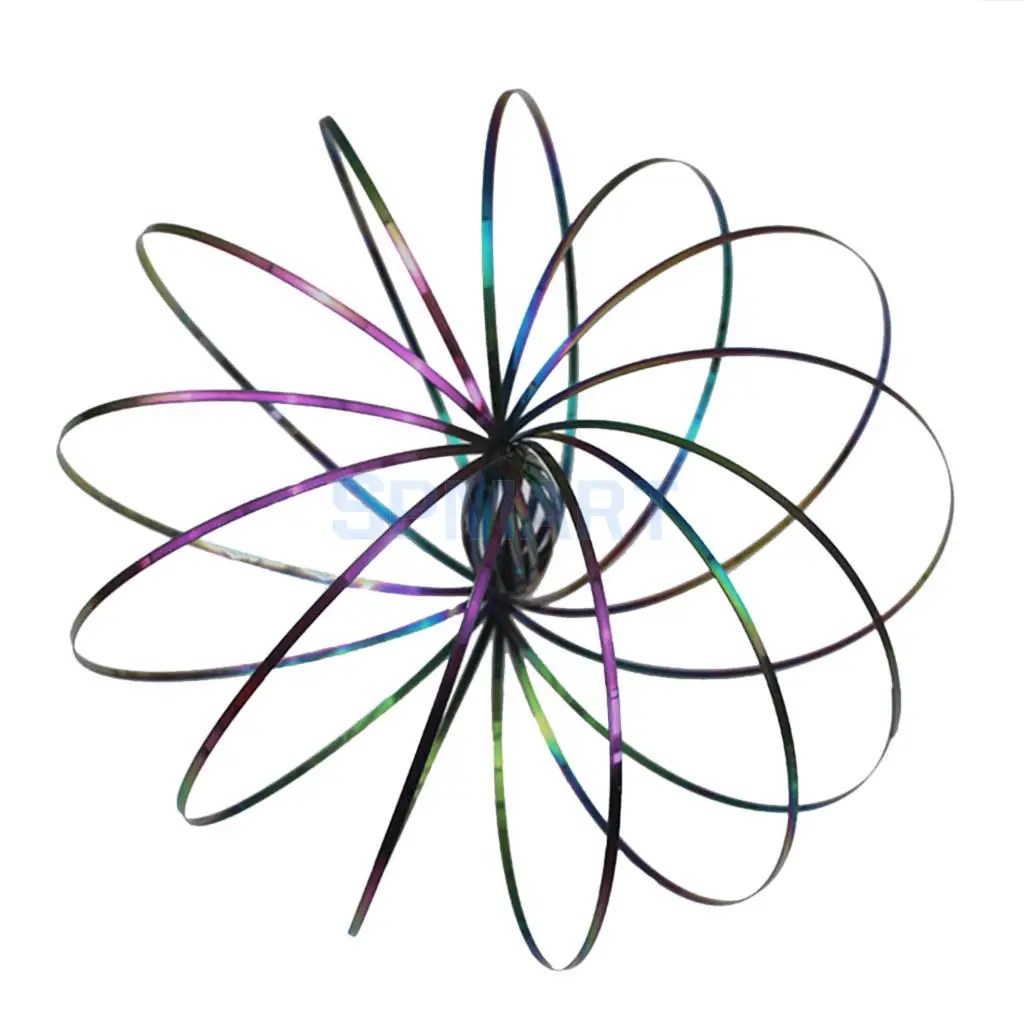 3D Spinner Dynamic Science Motion Flow Rings Magic Fidget Bracelet Toy Funny 