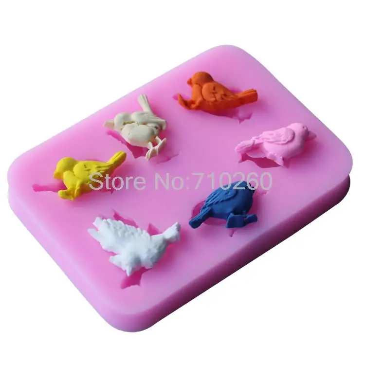 Aliexpress.com : Buy New Lovely bird silicone mold,Fondant ...