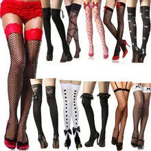 Сексуальное экзотическое женское белье, одежда для женщин, высокие облегающие гольфы, Чулки с открытой промежностью, жаккардовые чулки
