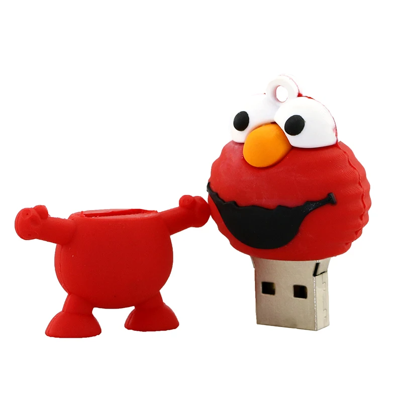 Карта памяти реального объема, 4 ГБ, 8 ГБ, 16 ГБ, 32 ГБ, Mini Elmo, USB флеш-накопитель, кунжут, USB, милая лягушка, флеш-накопитель, U диск