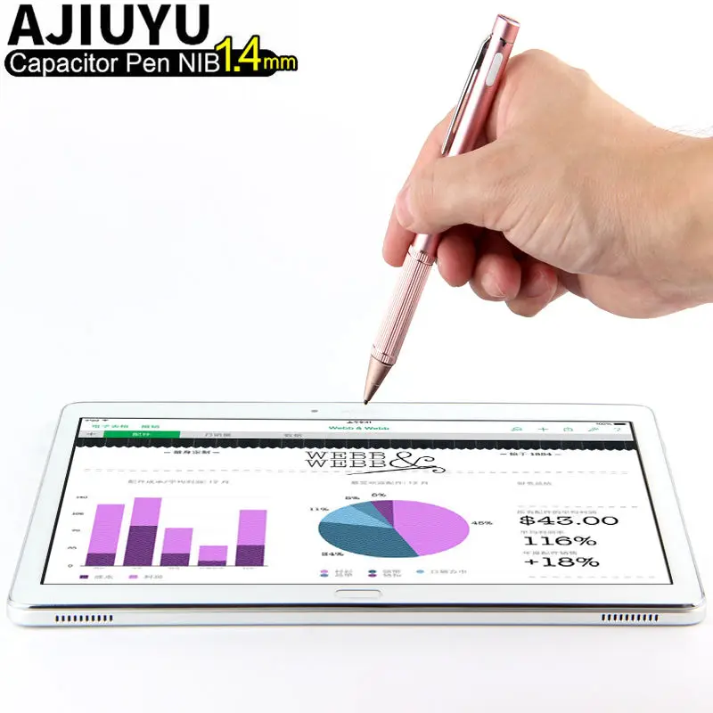 Активная Ручка емкостный сенсорный экран для huawei MediaPad M3 lite 10 8 10,1 8,0 m3 8,4 стилус для планшета Высокоточный наконечник 1,4 мм