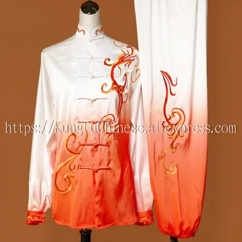 

Tai chi clothing taiji sword suit kungfu uniform wushu outfit Qigong garment embroidery for men women boy girl kids children