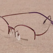 Элегантные модные женские туфли сплава Половина обода Super Light Прогрессивные нескольких фокусным зрелище оптический кадров видеть рядом далеко очки MC643