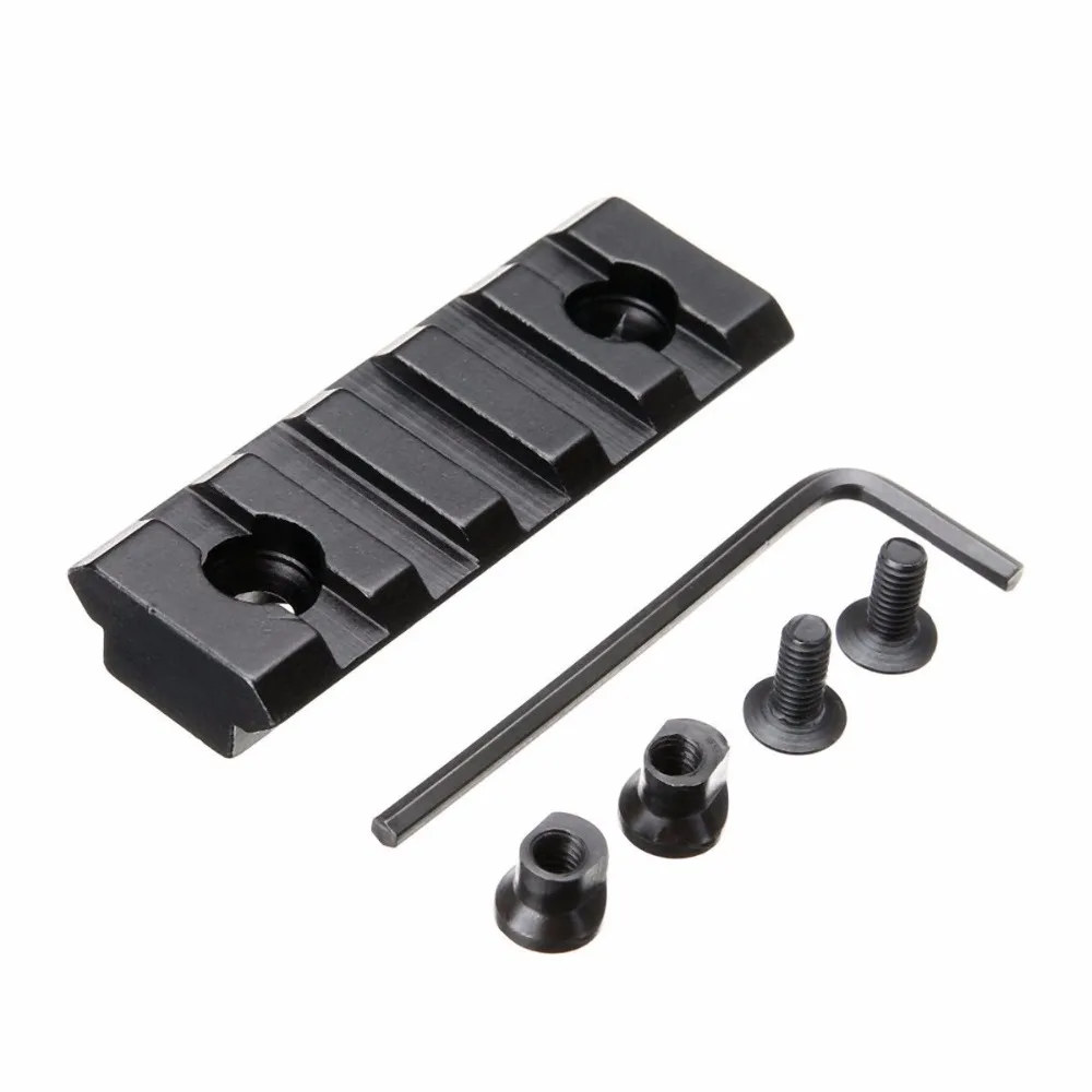 

VERY100 New 2 inch Keymod 5 Slot Picatinny/Weaver Rail for Handguard Rail Section Aluminum
