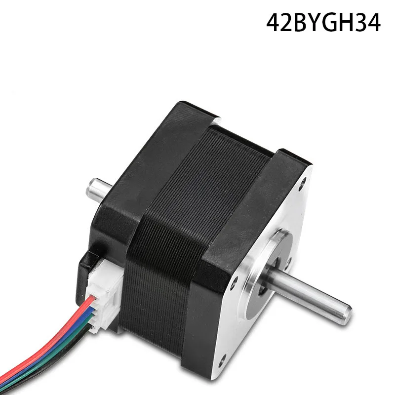 42 Шаговый двигатель двойной выходной вал 42BYG34 1.3A 23D 3A 12V гравировальный станок 3D