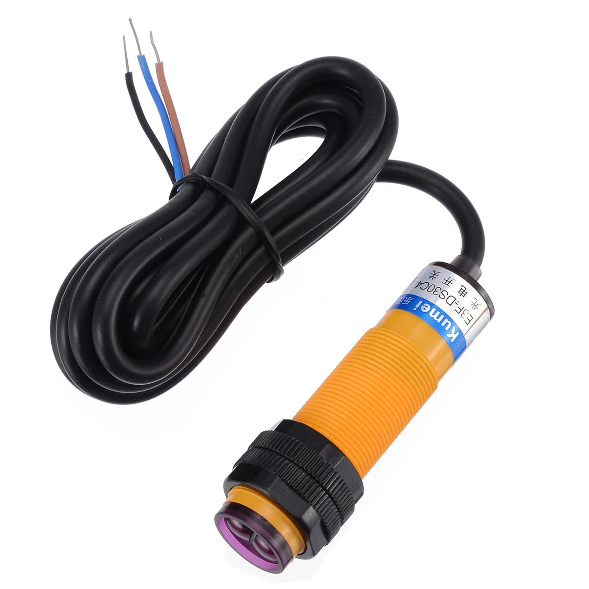 High Quality Photoelectric Switch Adjustable Infrared Proximity Sensor Switch Photoelectric Sensor NPN NO with Bracket