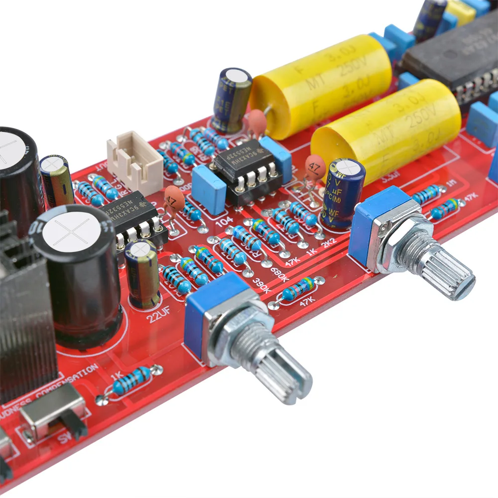 AIYIMA LM4610N предусилитель тональная плата NE5532 тональный предусилитель Регулятор громкости 3D объемный звук равная громкость регулятор громкости
