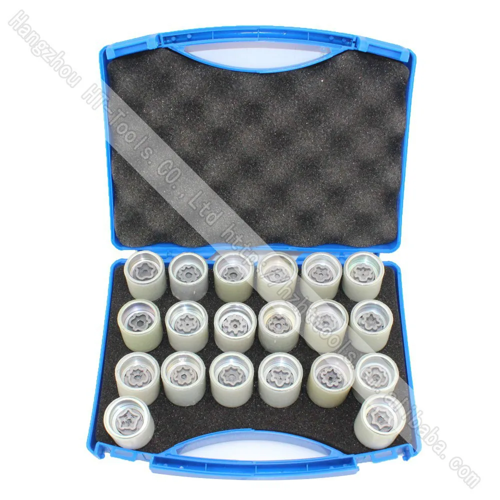 20pcs Professional Wheel Nut Removal Auto Tools Keys Anti Theft Wheel