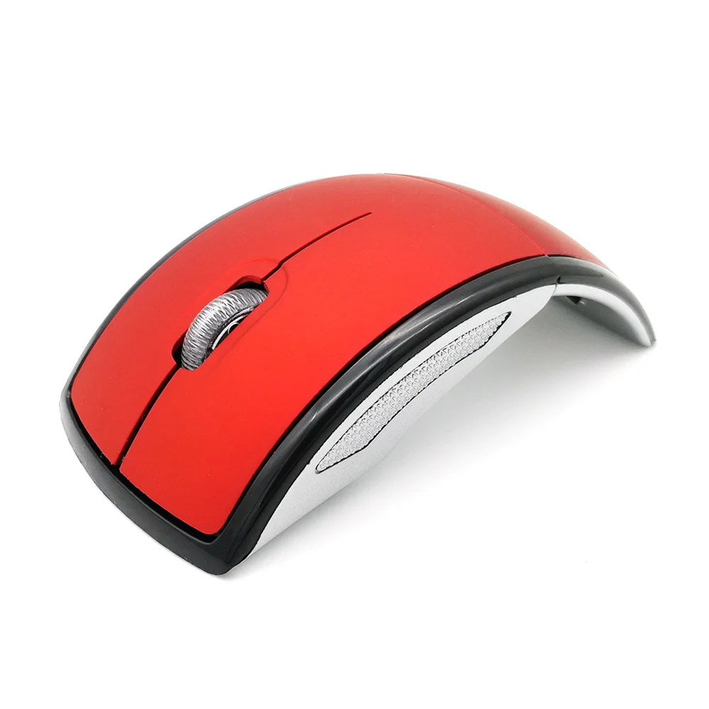 

Wireless Mouse 2.4G Computer Mouse Foldable Travel Notebook Mute Mouse Mini Mice With USB 2.0 Receiver