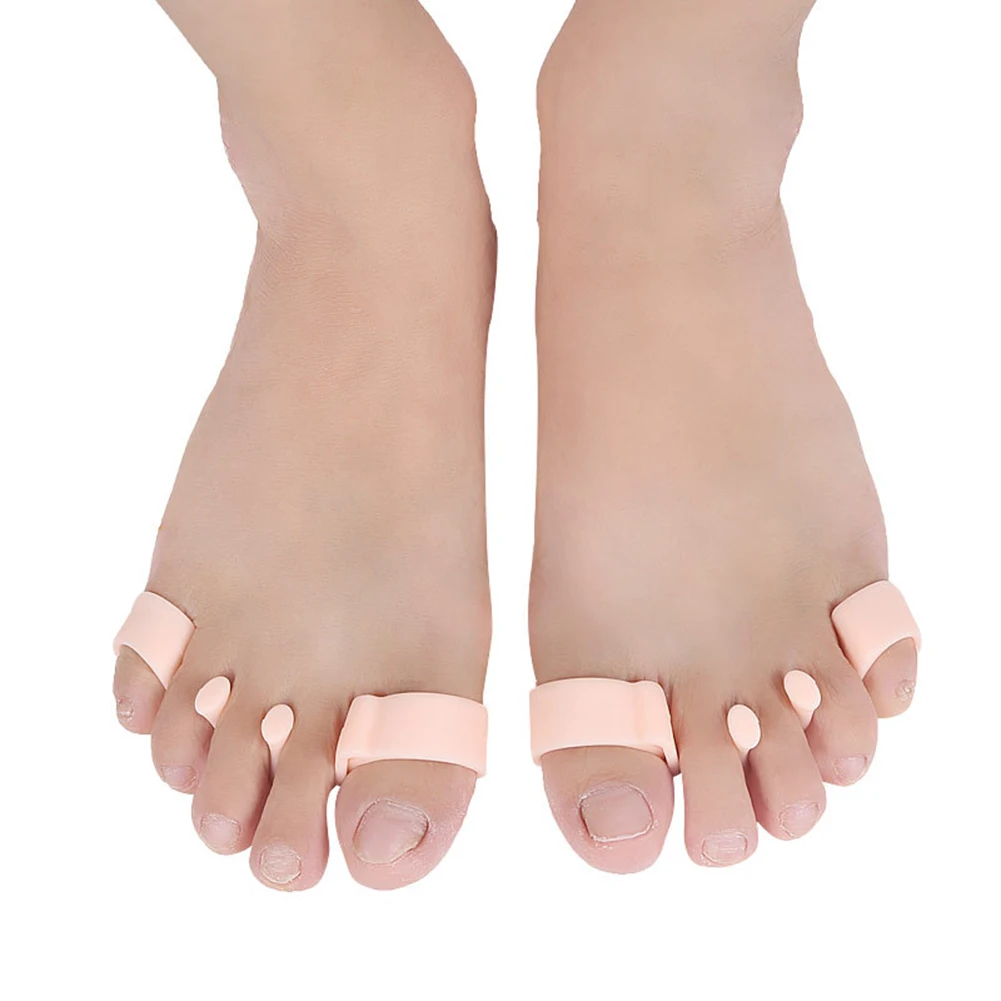 1Pair Unisex Feet Orthopedic Bunion Corrector Overlapping Toes Separator Protector Feet Care Tools