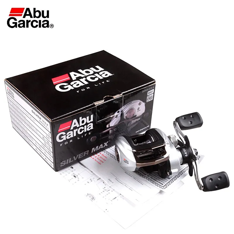 Abu Garcia SMAX3 Bait Casting Fishing Reel Left Right Hand 6.4:1 Max Drag 8KG High Speed Baitcasting Reel for Saltwater Fishing