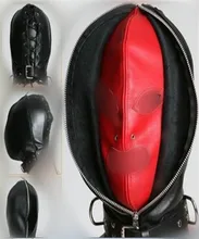 BDSM Soft PVC Leather Hood Mask Headgear In Adult Games For Couples,Fetish Erotic Porno Sex Products Toys For Women And Men