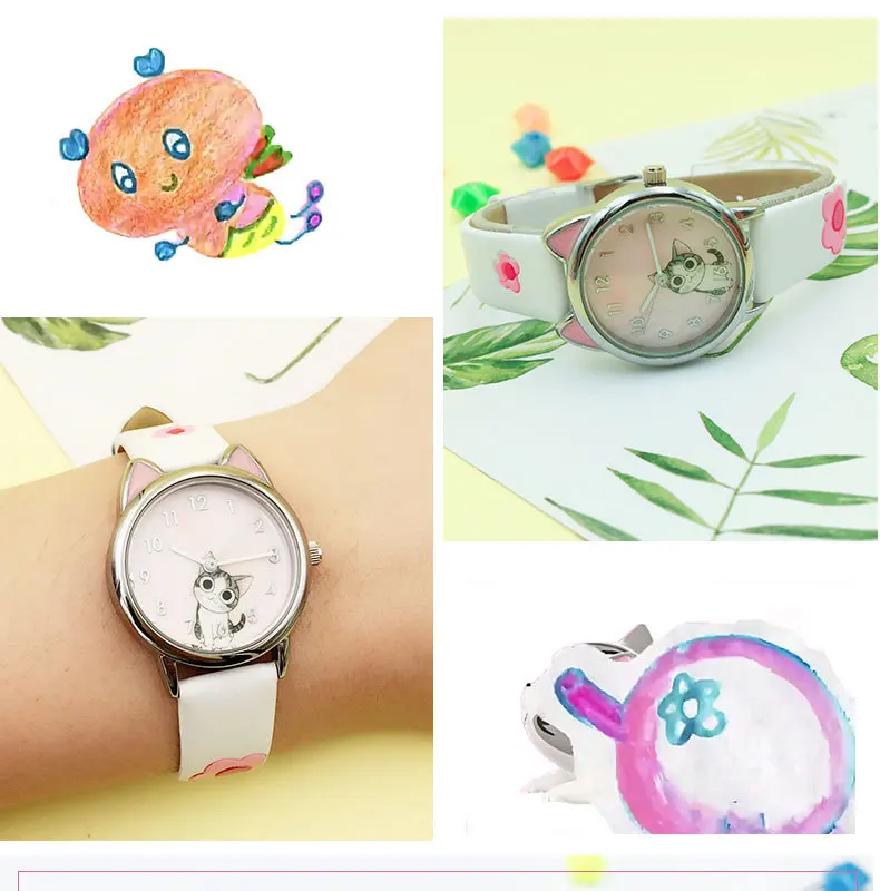 JOYROX детские часы с милым рисунком сыра кота, кварцевые аналоговые детские наручные часы для мальчиков и девочек, студенческие часы, подарок, Relogio Feminino