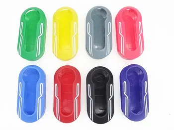 

AUTEWODE Colorful car key Cover Case for Fiat 500 Panda Punto Bravo Case Remote Key Shell 1pc