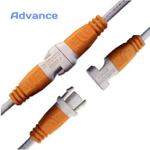 Advlight 5.5×2.1 Plug DC male/ Female Cable Wire Connector DC For 3528 5050 LED Strip Light connector Splitter Adapter Cable LED