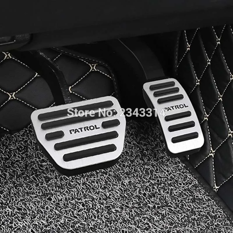 For-Nissan-Patrol-Y62-2014-2017-2018-Aluminum-AT-Accelerator-Pedal-Gas-Brake-Pad-Pedal-Protectors (2)