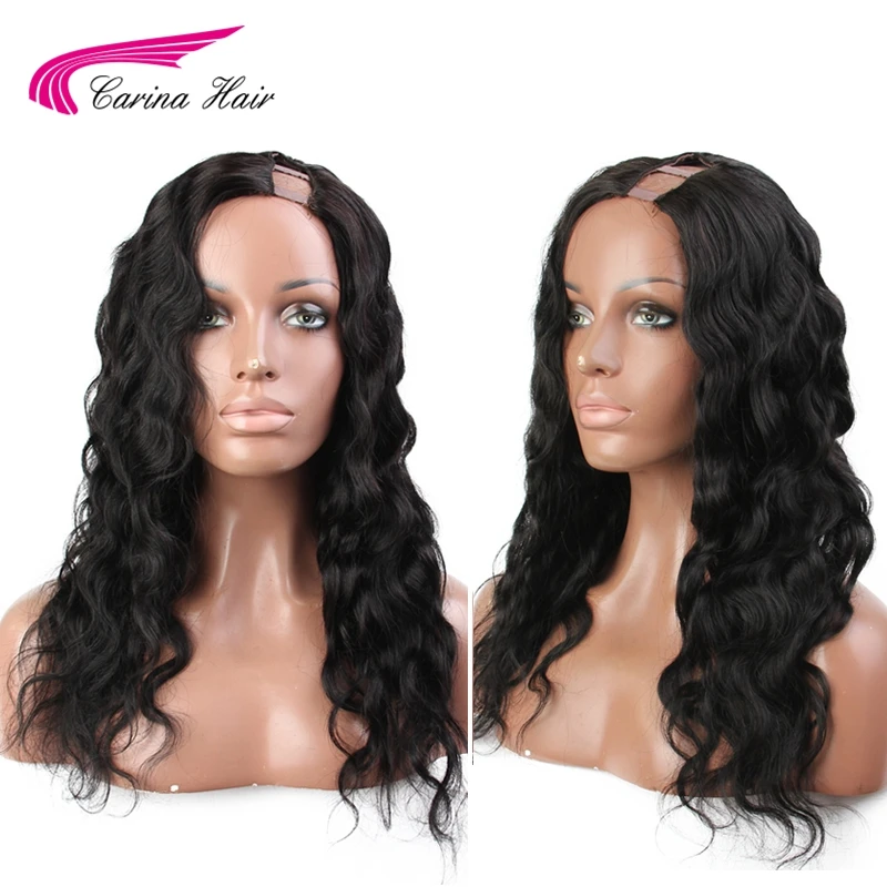 Beli Carina Brasil Tubuh Gelombang 2*4 Ukuran U Bagian Renda Depan Wig Tidak Ada Renda Remy Rambut Manusia Wig dengan alami Rambut U Bagian Wig Jual Carina Brasil Tubuh Gelombang 2*4 Ukuran U Bagian Renda Depan Wig Tidak Ada Renda Remy Rambut Manusia Wig dengan alami Rambut U Bagian Wig