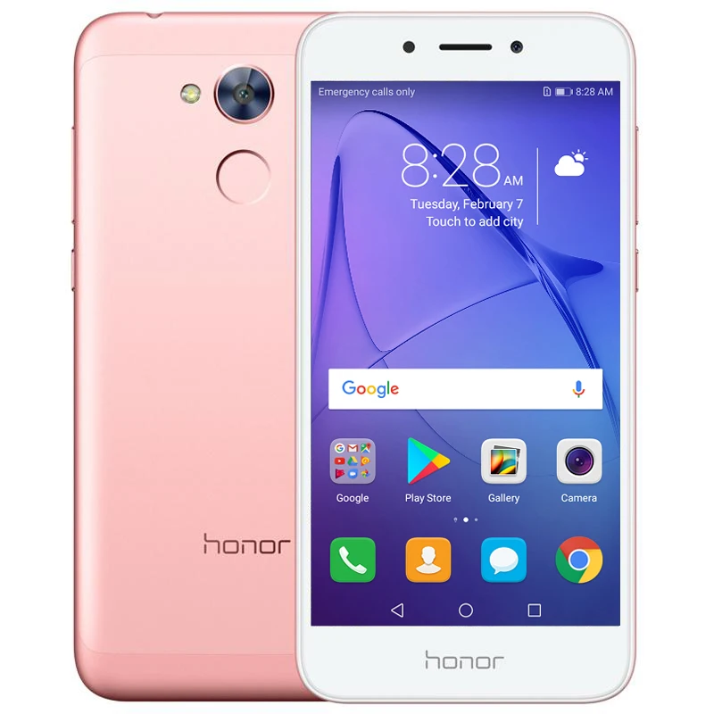 Глобальная прошивка Honor 6A Play, 2 ГБ, 16 ГБ, Восьмиядерный мобильный телефон Snapdragon 430, 5,0 дюймов, две sim-карты, Android 7,0, отпечаток пальца