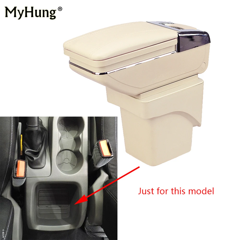 

Car Armrest Box For Ford Focus 2 central Store mk2 content box interior Armrest Storage Console Arm Seat Box Car Accessories