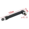 1/4 steel Universal Head Allen Key Socket Adapter Torque Wrench Hexagonal Key Set Socket Socket Hook Spanner Extension Bar Tool ► Photo 2/5
