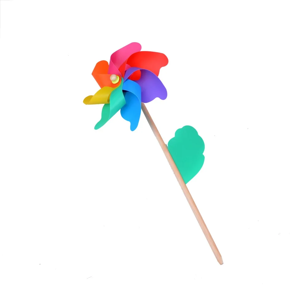 1 шт. цветная мельница по цене пластиковая ветряная мельница Детские Подарочные игрушки наружные ручные ветряные мельницы для детей