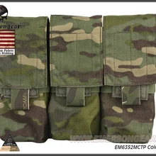 EMERSON Шестерни стиль моторизованных войск M4 тройной нейлоновый чехол для журналов в стиле милитари воздушный Пейнтбольный бой Шестерни Мультикам тропический EM6352 троп