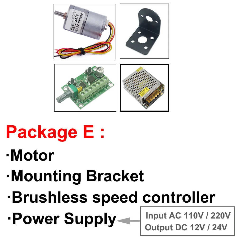 Мини микродвигатель 12V 24V с бесщеточным двигателем постоянного тока мотор-редуктор с малыми оборотами к высоким Скорость 8,5 до 1977 об/мин электрический бесщеточный двигатель 12В высокого качества для смарт-устройств