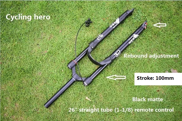Ход 100 мм 32 новая вилка для горного велосипеда MTB амортизационная Велосипедная вилка воздушный удар 26 27,5 29 производительность более SR EPIXON ROCK SID - Цвет: 26  inch