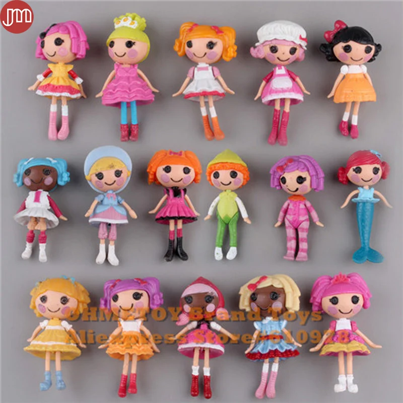 

OHMETOY 8PCS Lalaloopsy Action Figure Toys Baby Dolls Girls Birthday Gift Cake Toppers Mix Style Kawaii Juguete