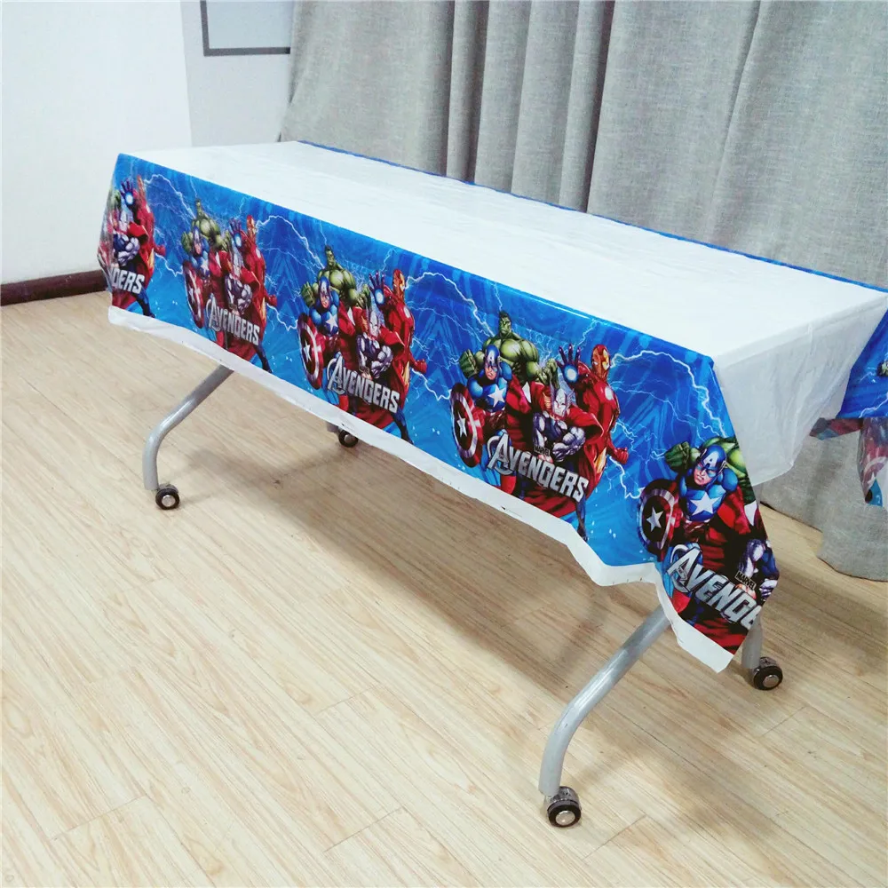

The Avengers Theme disposable tablecloth cartoon tablecloth event party supplies birthday party decorations 108*108cm