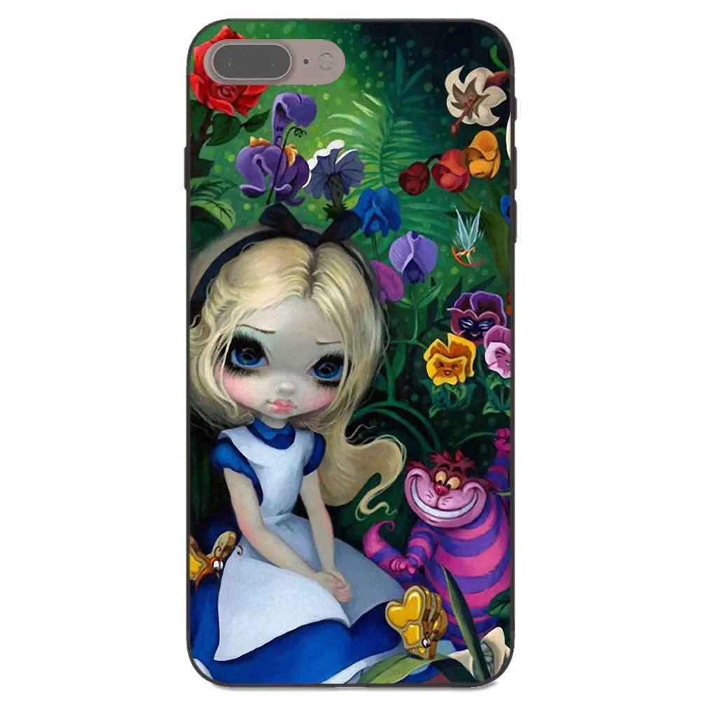 2019 Кот с зелеными глазами Алиса в стране чудес для Galaxy C5 C7 J1 J2 J3 J330 J5 J6 J7 J730 2017 Ace Core