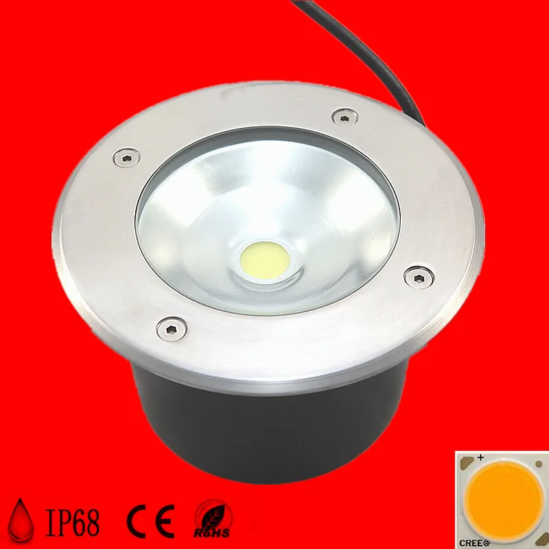 

25W COB LED Underground Light Spot Lamp IP65 Waterproof Lamp Outdoor LED Deck light Garden Light AC85-265V 4pcs