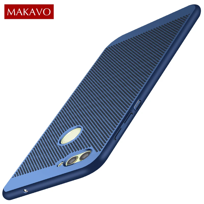 

MAKAVO For Huawei Nova 2 Case 360 Matte Skin Fundas Hard Plastic Housing Slim Hollow Back Cover Nova2 Nova 2 Plus Phone Cases