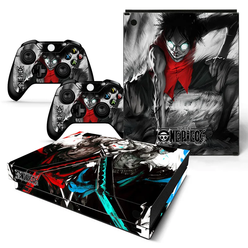 Прямая наклейки для игр для xbox one X полное покрытие наклейки для кожи# TN-XBONEX-0450