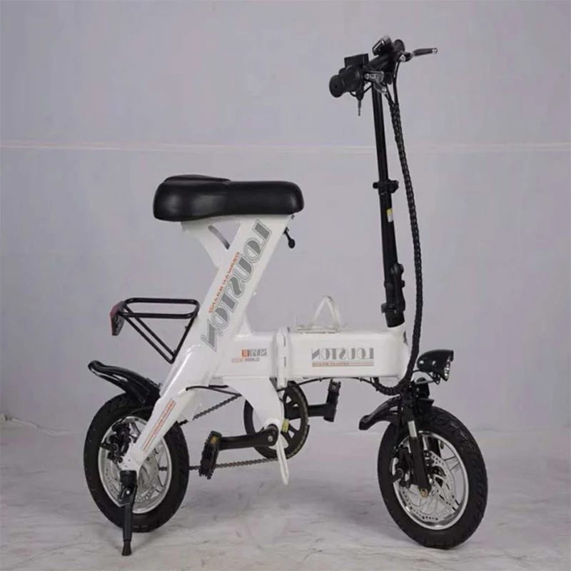 Top Foldable Electric Bike 48V 250w 10AH 12inch Lithium Battery Bicycle  Single Seat Cycle Aluminium alloy Ebike 6