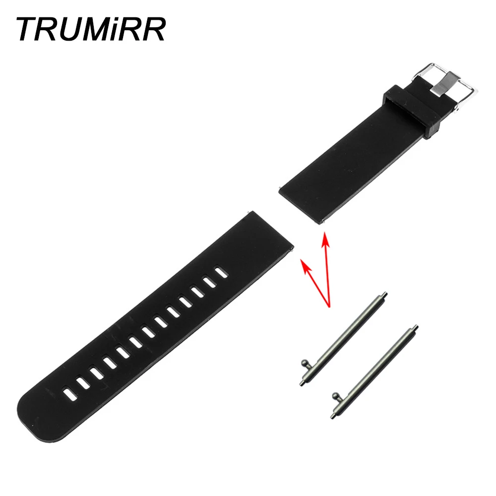 Quick Release Silicone Watchband 19mm 20mm 21mm 22mm for IWC Watch Band