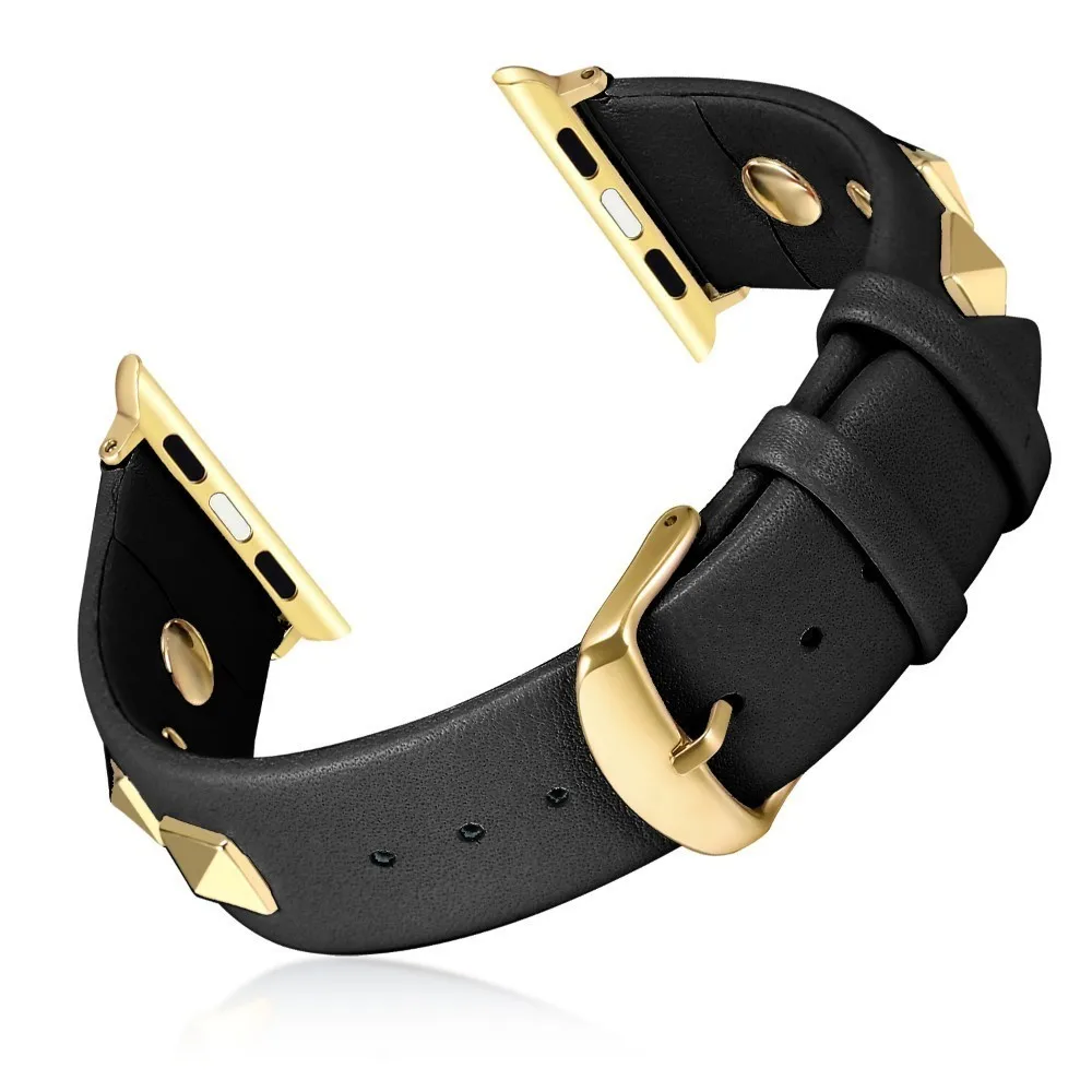 Ремешок из натуральной кожи для apple watch band 42 мм 38 браслет iwatch series 4/3/2/1 аксессуары