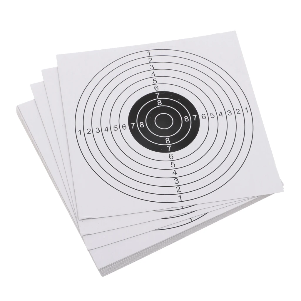 12-Plates Reset Shooting Target Spinner Target Metal Steel Auto Reset Target + 20 Paper Targets
