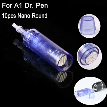 

Hot 10PCS Derma Pen Needles Bayonet Circular Nano Round MYM Cartridge For A1 Electric Derma Pen Auto Derma Pen Dr Pen Needles