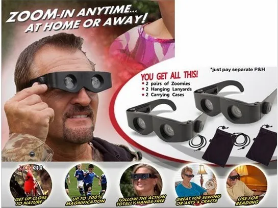 zoom binocular glasses