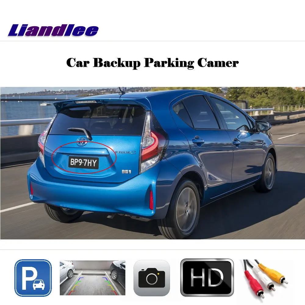 Liandlee Автомобильная камера заднего вида для Toyota Prius- дисплей/HD CCD камера заднего вида