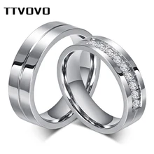 TTVOVO обручальные кольца с фианитом CZ камни обещают для женщин